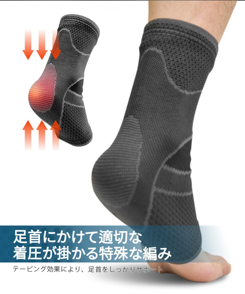 南良グループH&H|ナノ亜鉛抗菌|抗菌足首サポーター|亜鉛繊維|抗菌|足首サポーター